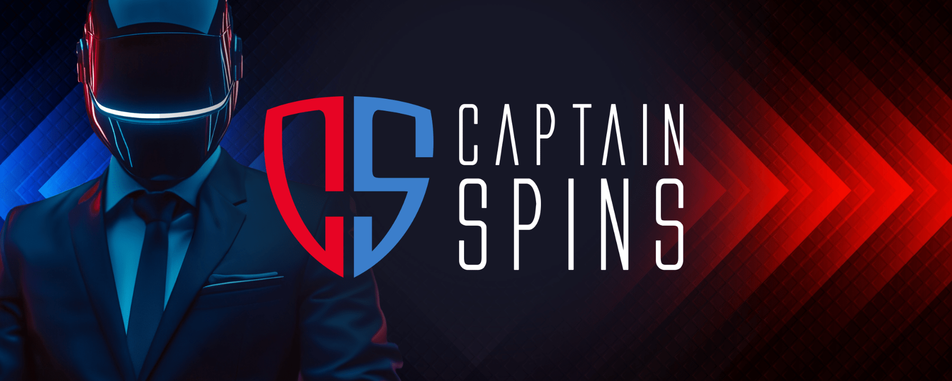 Captain Spins casino banner design